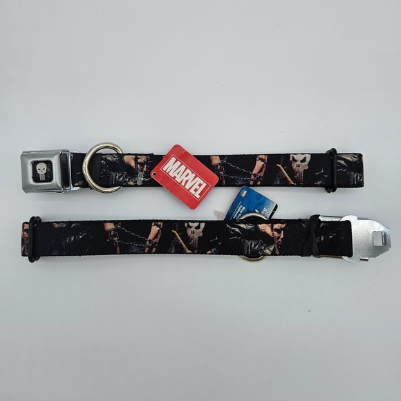 Buckle-Down Other - Buckle Down Marvel The Punisher Car Seat Belt Buckle Dog‎ Collar